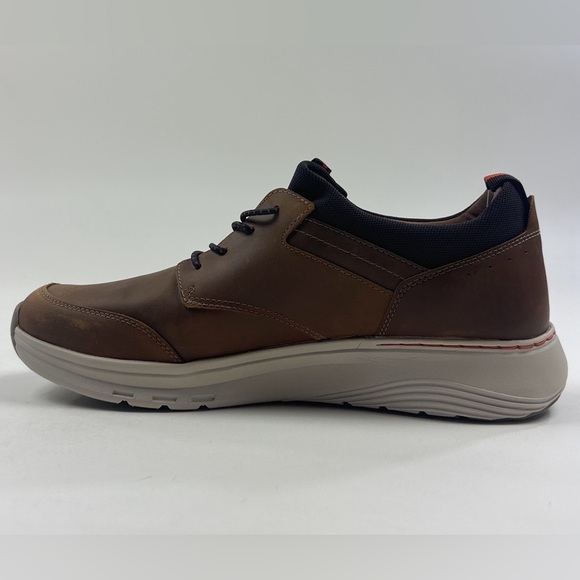 Clarks Motion Trek EZ Brown Dark Tan Mens 11.5 Shoes Athletic Comfort 26179452 - Picture 2 of 10